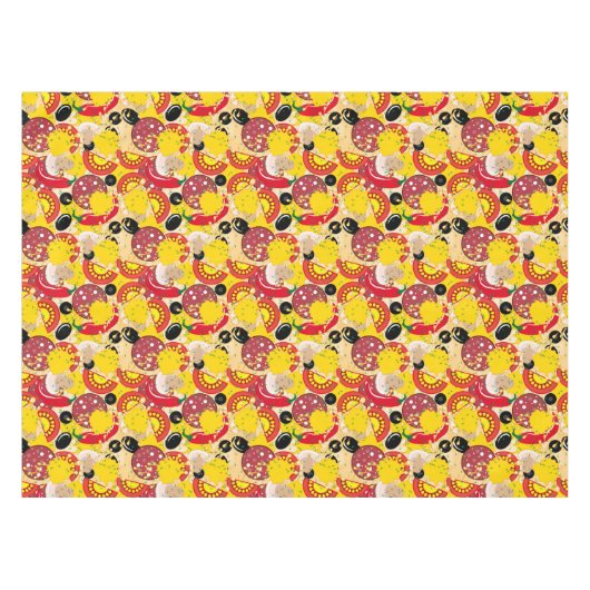 ピザ テーブルクロス (正面(横))