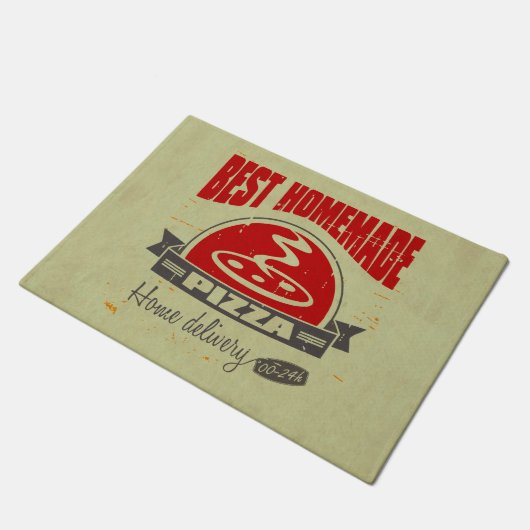 ピザ ドアマット (アングル)