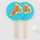 ピザ ハンドファン (正面&裏面)