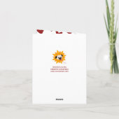 ピザ・パグ：バレンタイン・ラブ ハート型折り紙グリーティングカード カード (裏面)