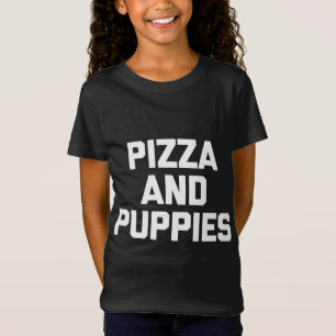 ピザ&パピーおもしろいズことわざ犬の子犬ノヴェルト Tシャツ