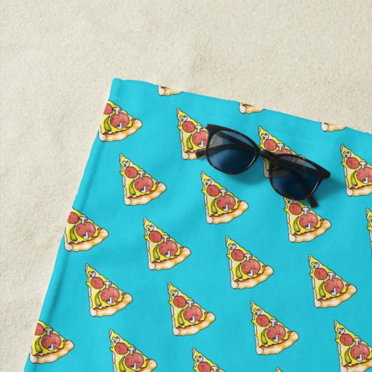 ピザ ビーチタオル (インサイチュ)