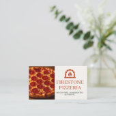 ピザ ピッツェリア レストラン ケータリング サービス 写真 名刺 (スタンド正面)