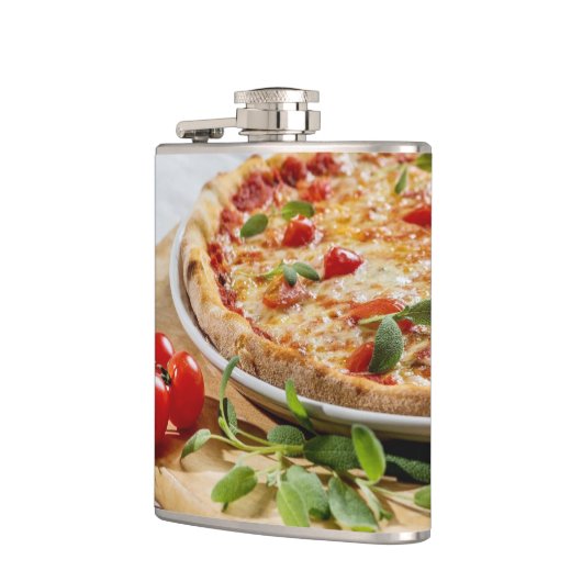 ピザ フラスク (左)