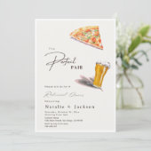 ピザ&ブリュース ザ・パーフェクトペア リハーサルディナー 招待状 (スタンド正面)