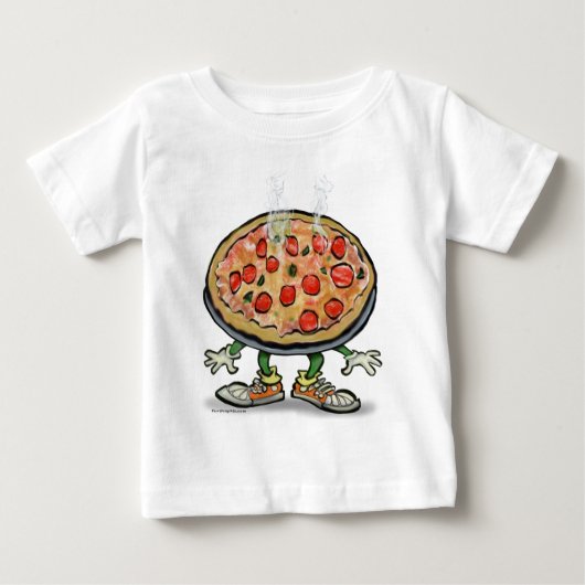 ピザ ベビーTシャツ (正面)