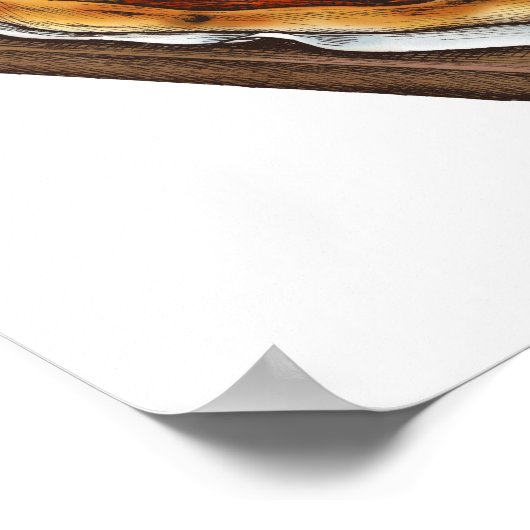 ピザ ポスター (角)