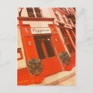 ピザ ポストカード