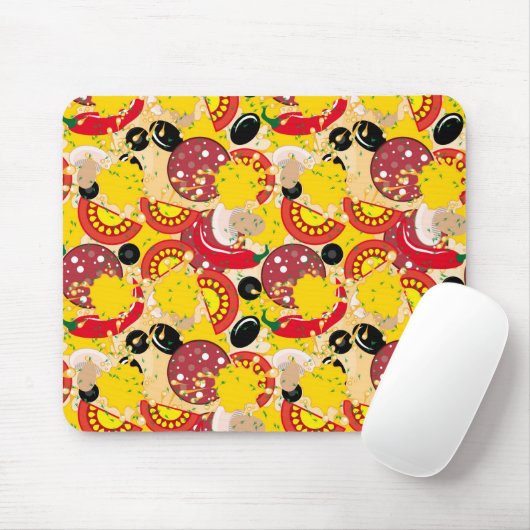 ピザ マウスパッド (マウス)