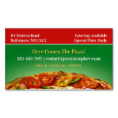 ピザ マグネット名刺 (正面)