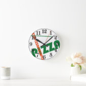 ピザ ラウンド壁時計 (ホーム)