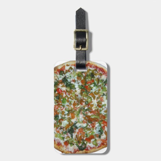 ピザ ラゲッジタグ (正面縦)