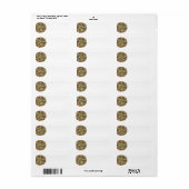 ピザ! ラベル (フルシート)