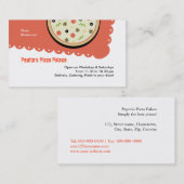 ピザ 名刺 (正面/裏面)