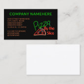 ピザ 名刺 (正面/裏面)