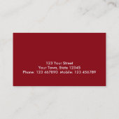 ピザ 名刺 (裏面)