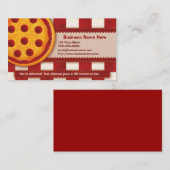 ピザ 名刺 (正面/裏面)