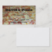 "ピザ"名刺 名刺 (正面/裏面)