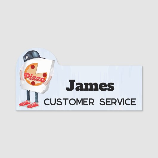 ピザ 名札 (正面)