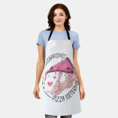 ピザ、愛の崩壊、ピザは永遠である エプロン (着用した状態)