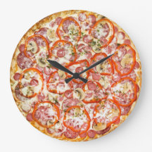 ピザ 掛け時計ピザ