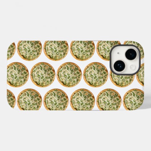 ピザ Case-Mate iPhoneケース (裏面 (横))
