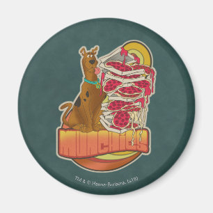 ピザ"Munchies"のグラフィックのScooby-Doo  の山 マグネット