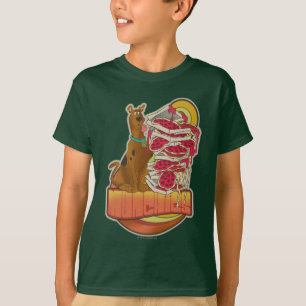 ピザ"Munchies"のグラフィックのScooby-Doo  の山 Tシャツ