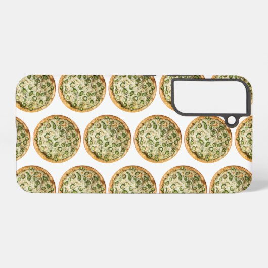 ピザ SAMSUNG GALAXYケース (裏面横)