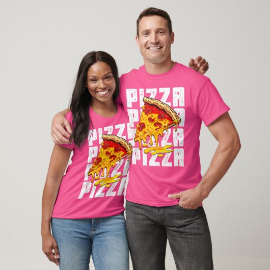 ピザ Tシャツ (ユニセックス)