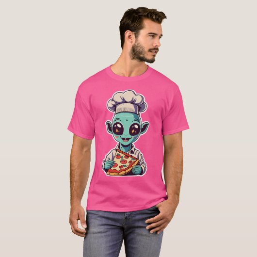ピザUfo Tシャツ (正面フル)