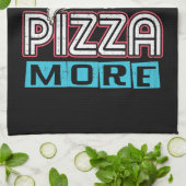 ピザvsAbs – バルキングダイエット-おもしろい Carbsノベルティ キッチンタオル (折り畳み)