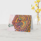 ピシャデリックキャットバイルイワーイン カード (黄色い花)