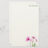 ピシンプルンクフラワーズ 便箋 (正面/裏面)