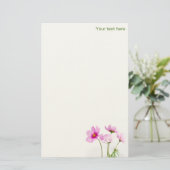 ピシンプルンクフラワーズ 便箋 (スタンド正面)