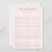 ピジャマとプロセッコバチェロレッテ 招待状 (裏面)