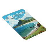 ピジョンアイランドナショナルパークサンルシア旅行アート マグネット (右側)