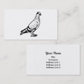 ピジョンイラストレーション 名刺 (正面/裏面)