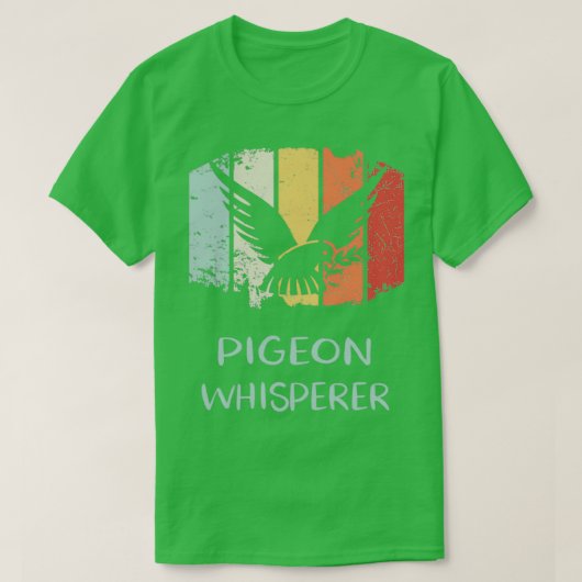 ピジョンウィスペラーレトロ4 Tシャツ (デザイン正面)