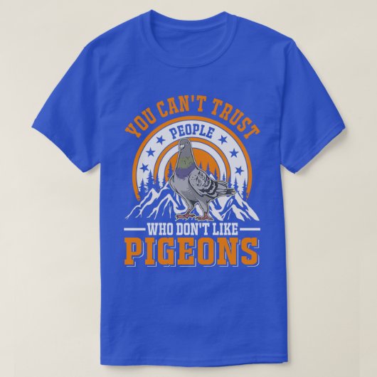 ピジョンギフト愛好家キャリア4 Tシャツ (デザイン正面)