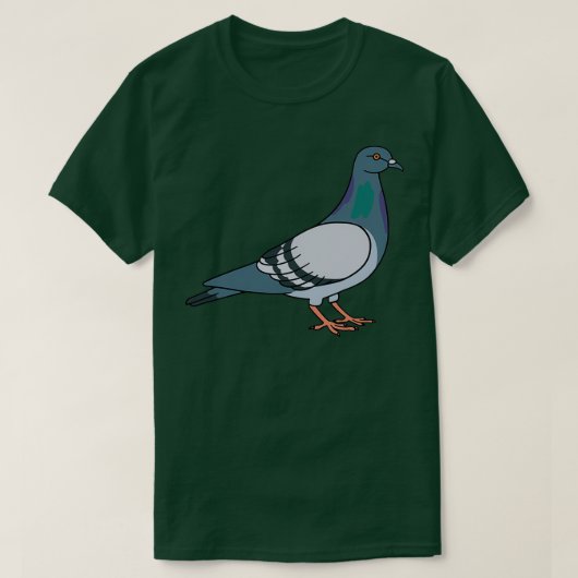 ピジョンシティハト搬送鳩4 Tシャツ (デザイン正面)