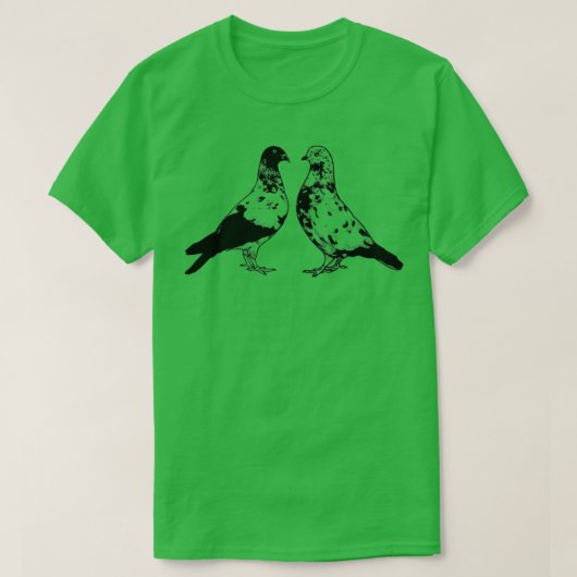 ピジョンデザイン2 Tシャツ (デザイン正面)