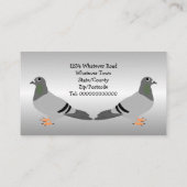 ピジョンデザイン パーソナライズされた 名刺 (裏面)