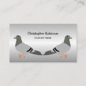 ピジョンデザイン パーソナライズされた 名刺 (正面)