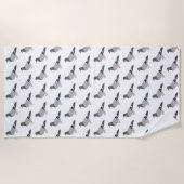 ピジョンデザイン ビーチタオル (正面)