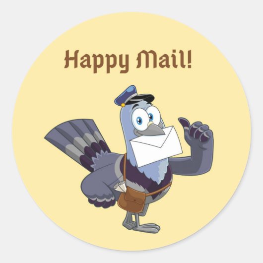 ピジョンハッピーメールシール&シール ラウンドシール (正面)