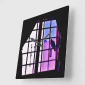 ピジョンビュー スクエア壁時計 (傾斜)