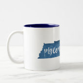 ピジョンフォージテネシー木目 ツートーンマグカップ (左)