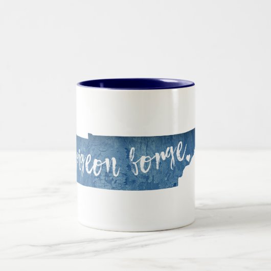 ピジョンフォージテネシー木目 ツートーンマグカップ (中央)