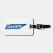 ピジョンフォージテネシー木目 ラゲッジタグ (正面横)